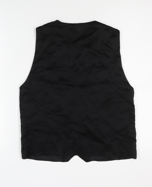 Zara Men's Black Waistcoat S Formal Suit Vest