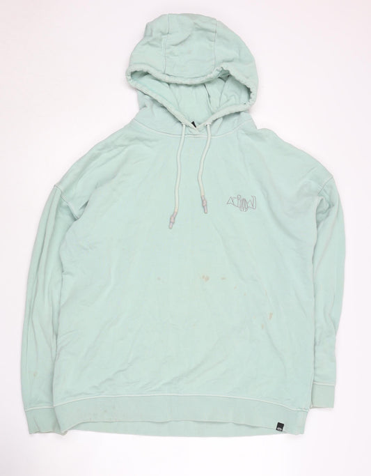 Animal Men's Green Pullover Hoodie - Size L