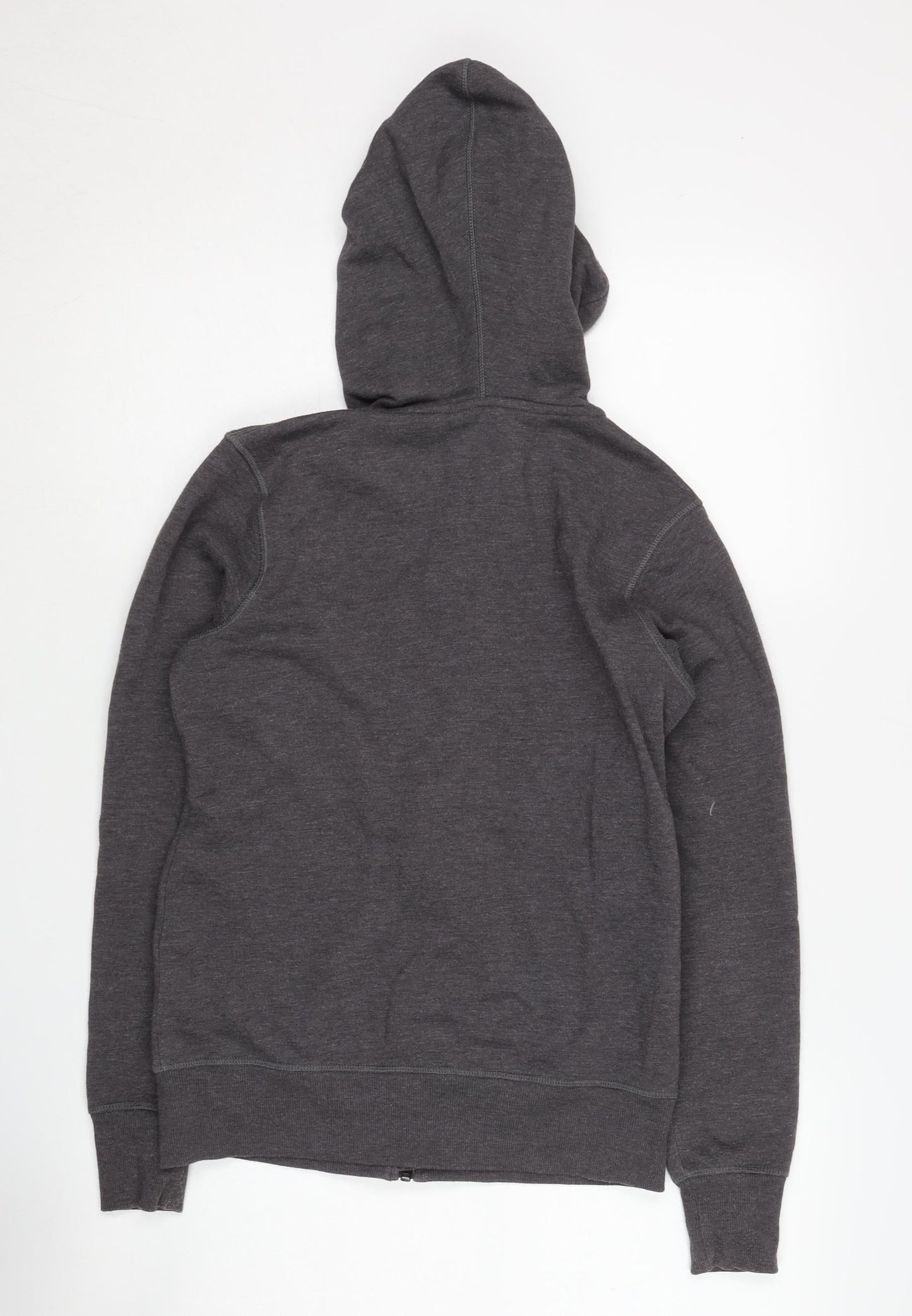 Asics Unisex Grey Full Zip Hoodie XS Running