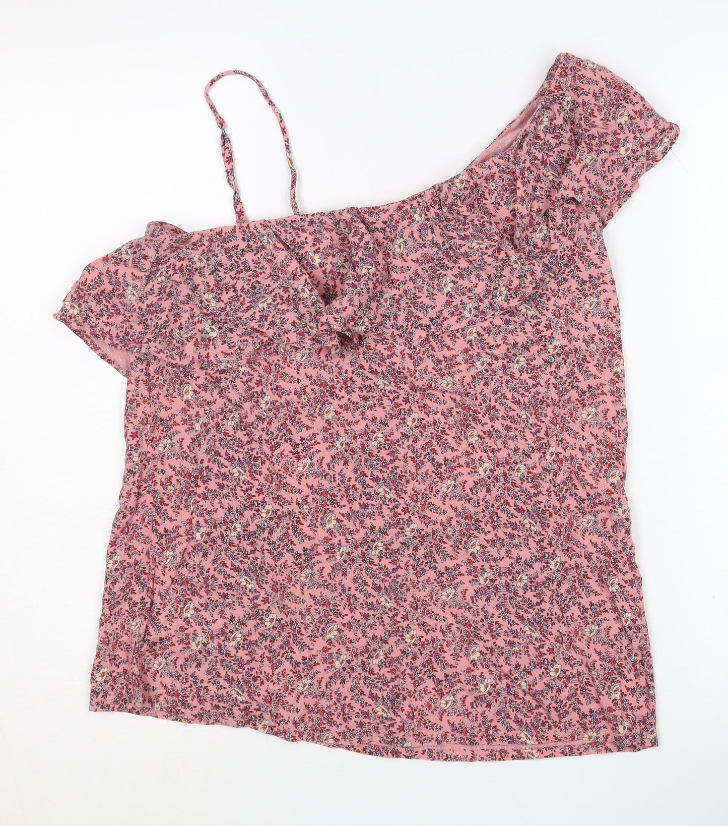 Hollister Women’s Pink Floral Camisole Blouse S