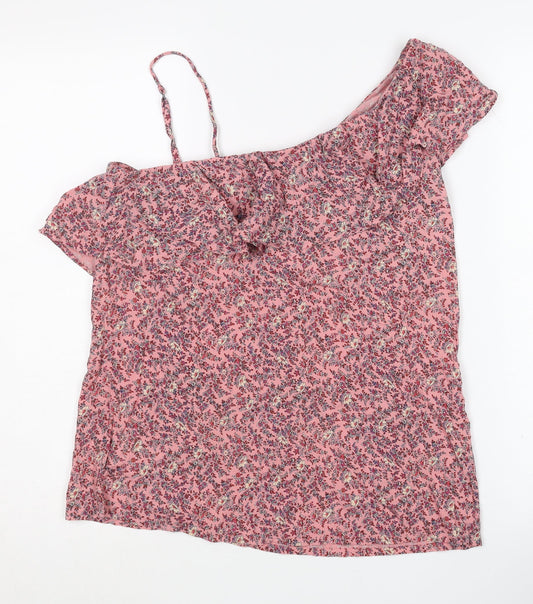 Hollister Women’s Pink Floral Camisole Blouse S
