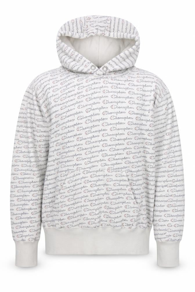 Womens UK S Regular Champion Grey Pullover Hoodie