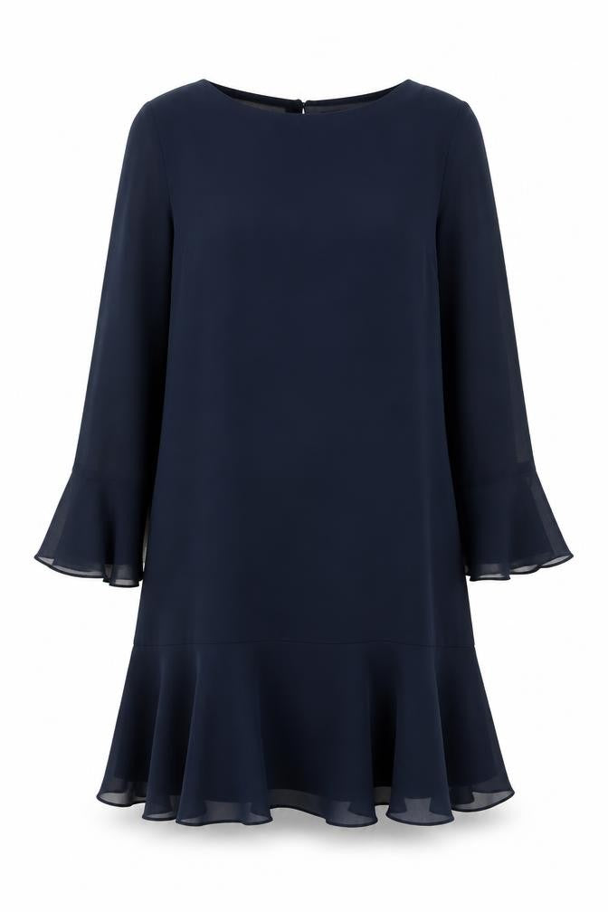 Wallis Women Blue Long Sleeve Dress Size 12
