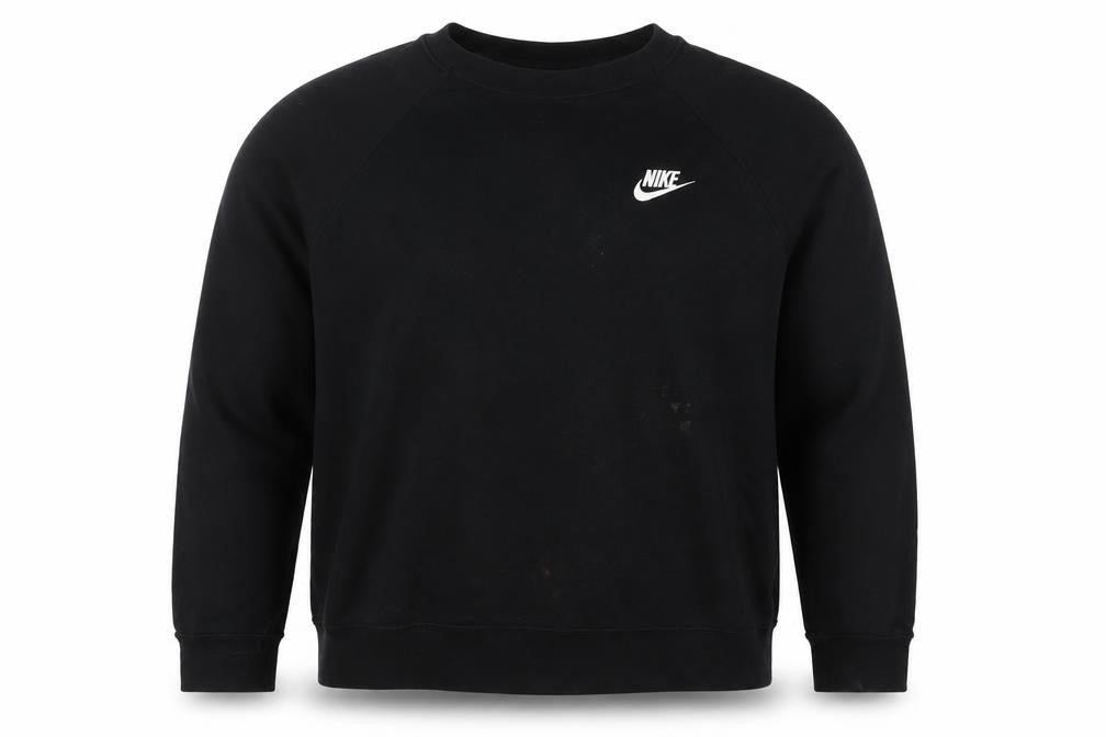 Mens UK L Regular Nike Black Pullover Sweatshirt
