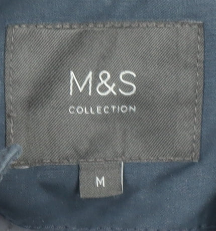 Marks and Spencer Men's Blue Hooded Parka Jacket M