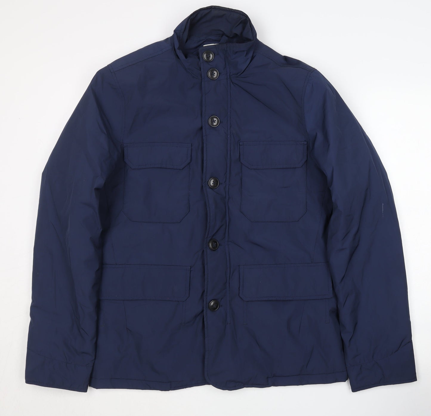Boden Men's Blue Military Jacket, Size S