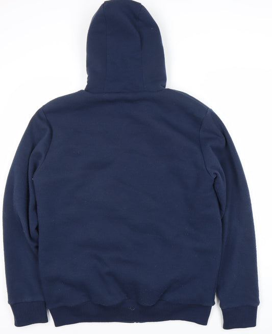 Crew Clothing Company Men's Blue XL Full Zip Hoodie