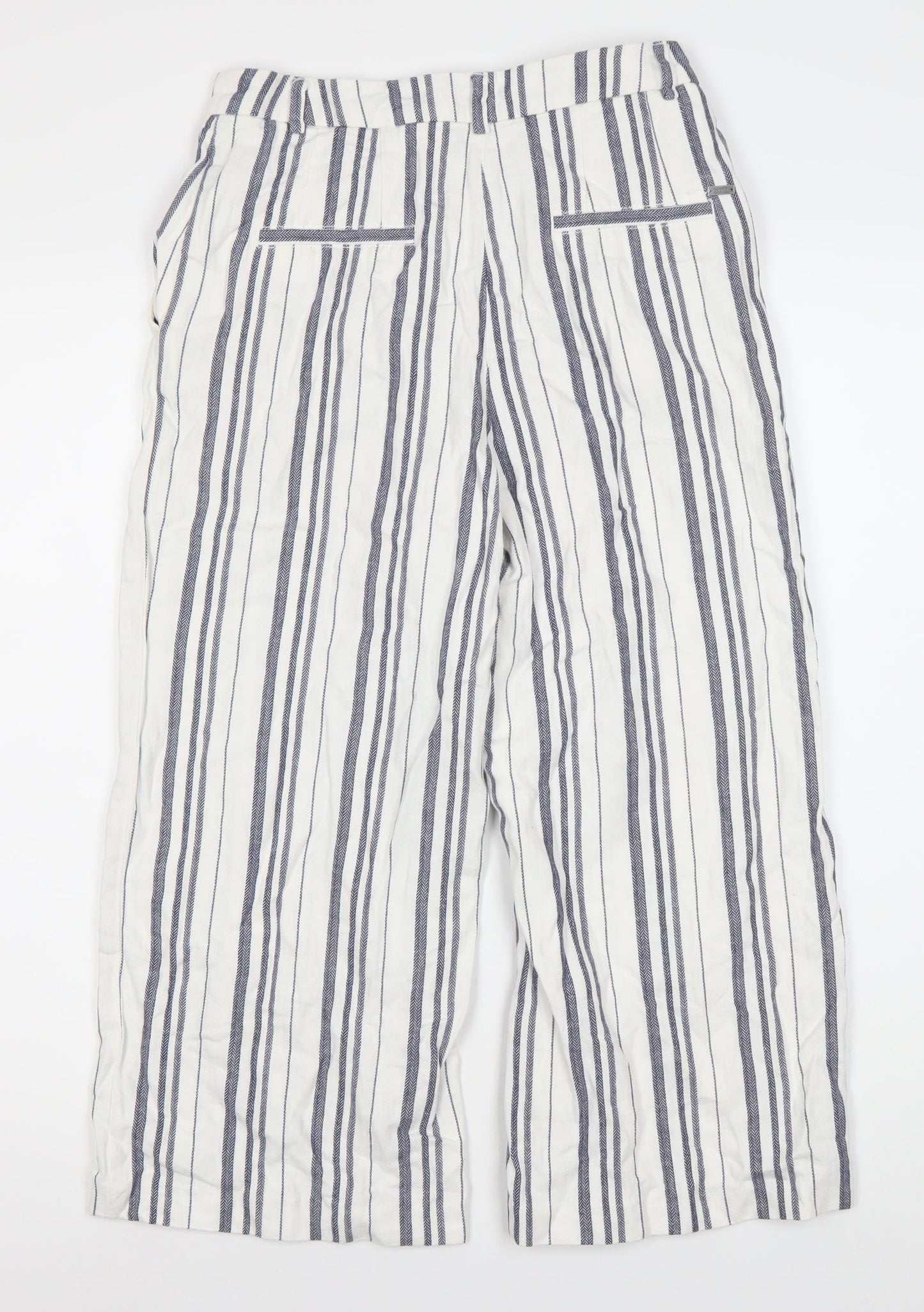 Esprit Women's Multicoloured Striped Trousers Size 4