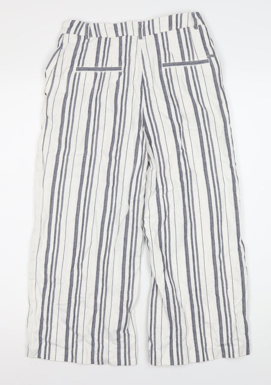 Esprit Women's Multicoloured Striped Trousers Size 4