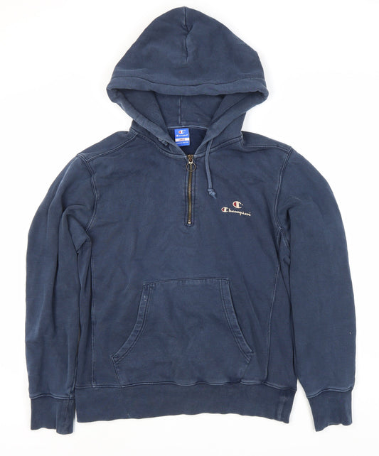 Champion Men's Blue Pullover Hoodie, Large