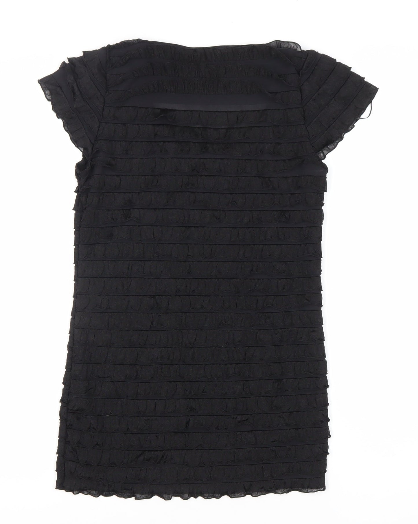 Next Women's Black Scoop Neck Top Size 12