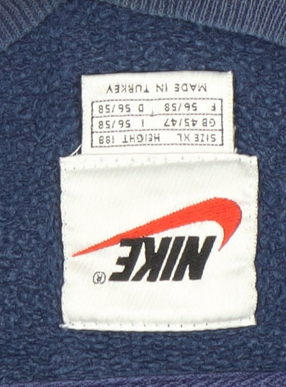 Nike Blue XL Unisex Logo Sweatshirt Pullover