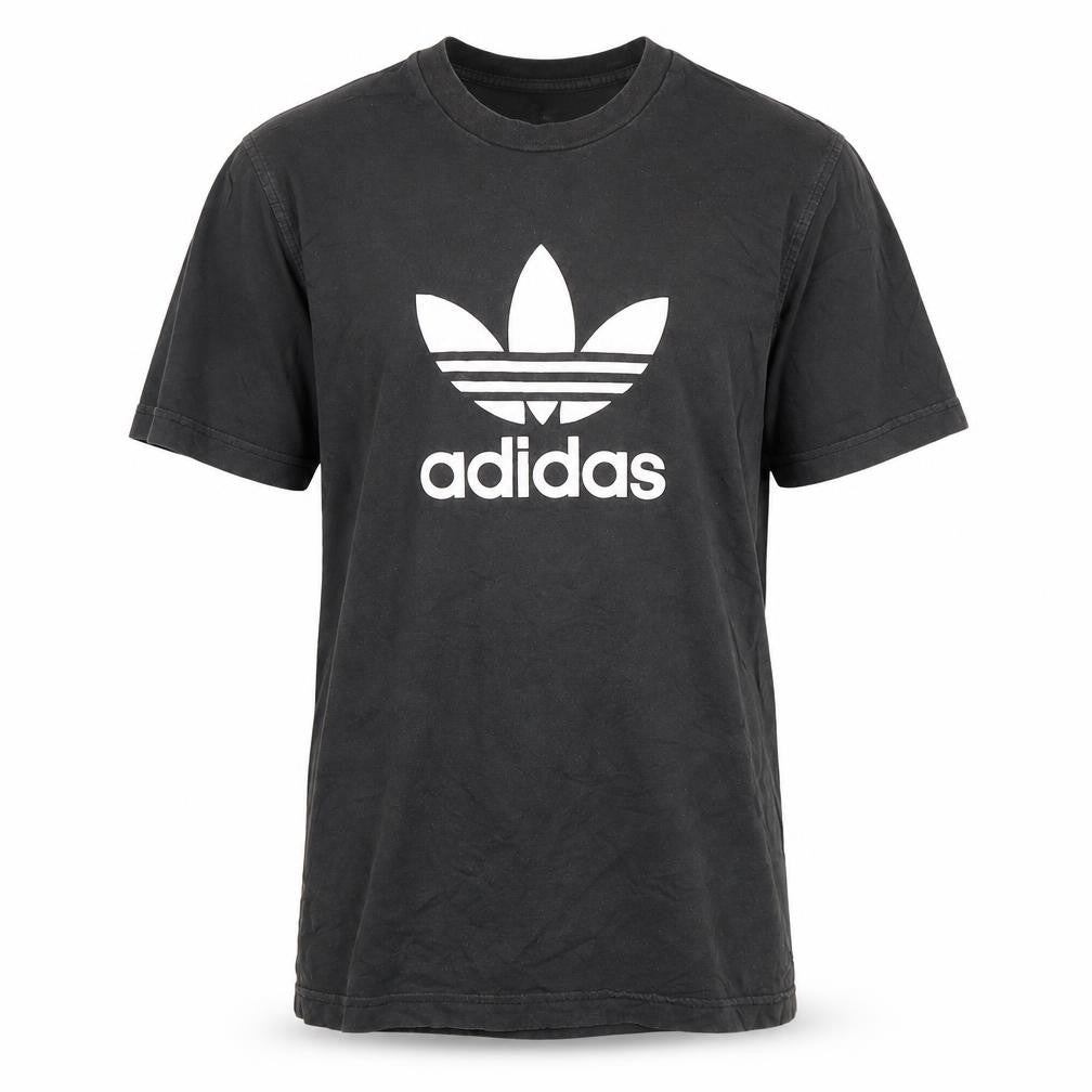Mens UK Size 12 adidas Black  Cotton T-Shirt