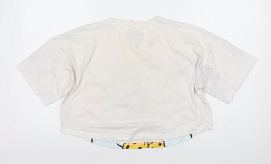 Levis Strauss Women’s White Cropped T-Shirt