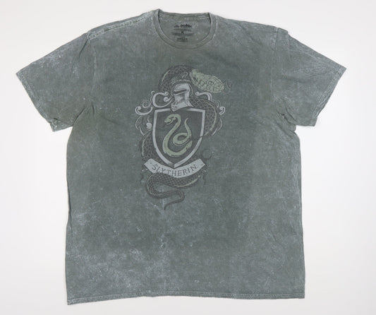 Harry Potter Slytherin T-Shirt XL Green Men's
