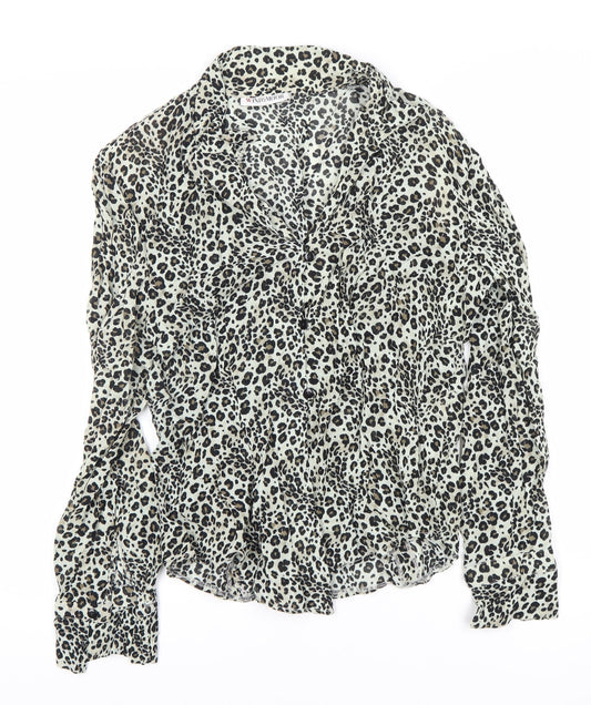 Windsmoor Women's Multicoloured Animal Print Blouse Size 14