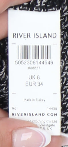 River Island Women's Multicoloured Pullover Jumper Size 8