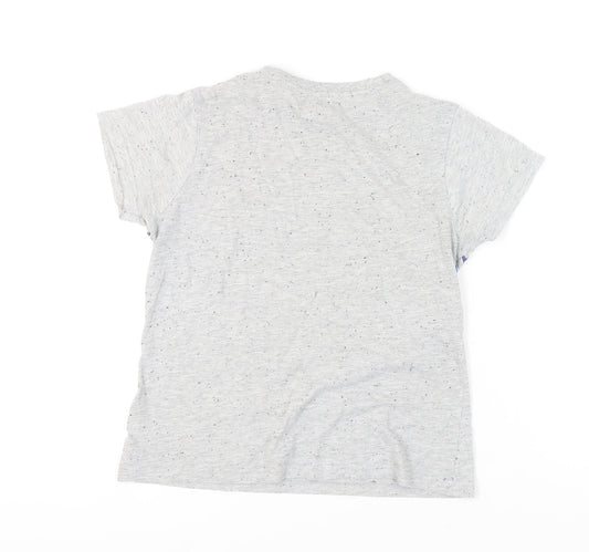 Disney Women’s Grey Stitch T-Shirt XS Casual