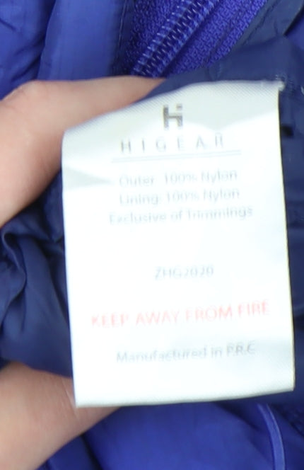 Hi Gear Women's Blue Puffer Jacket Size 10