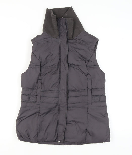 White Stuff Women's Black Padded Waistcoat Size 16