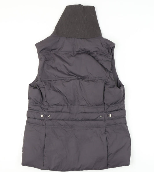 White Stuff Women's Black Padded Waistcoat Size 16