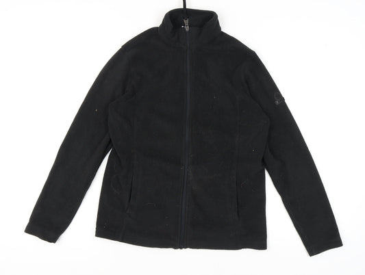 TOG24 Women's Black Basic Jacket Size 10 - Full Zip