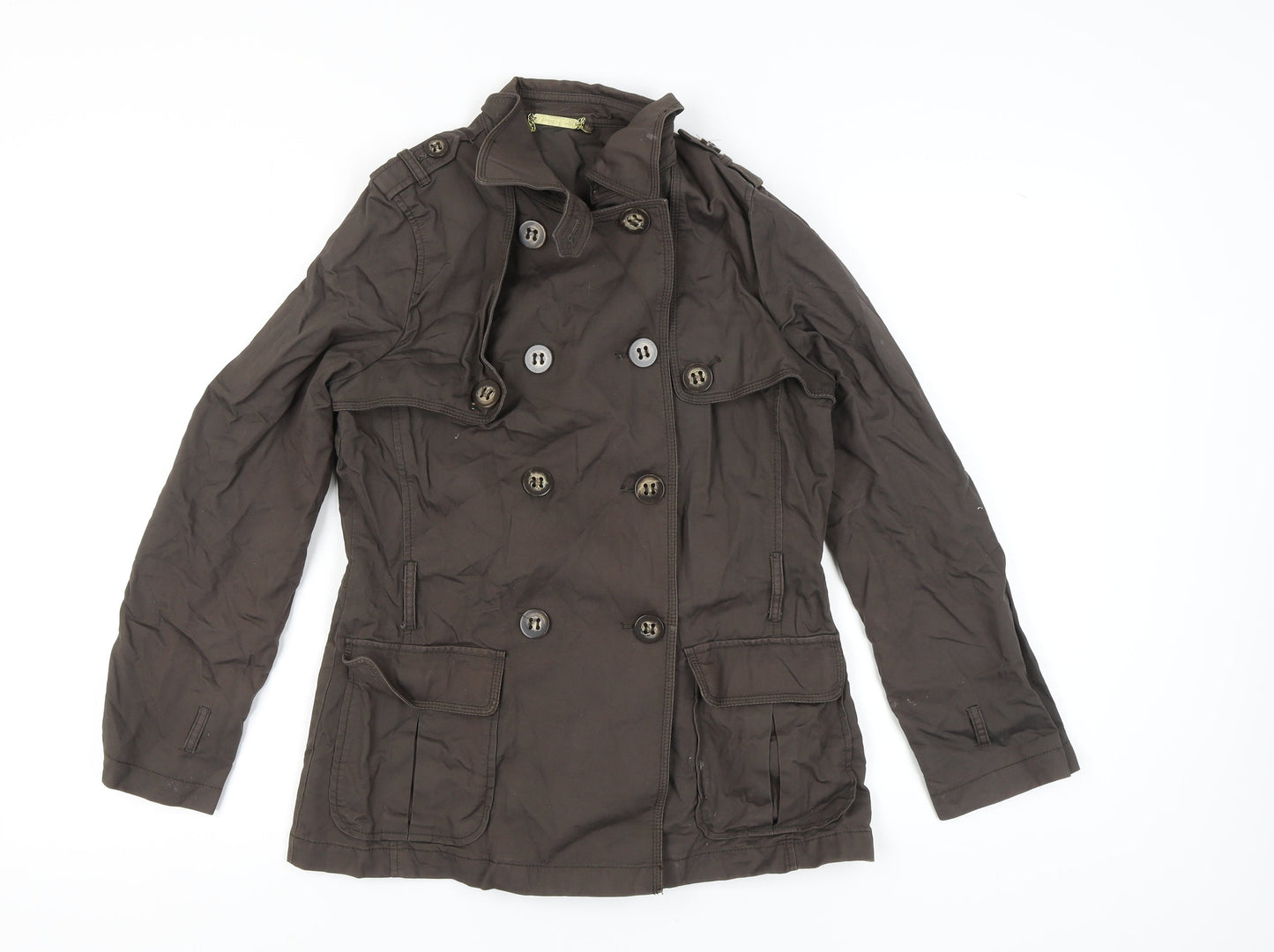 Marks and Spencer Women's Brown Trench Coat Size 8