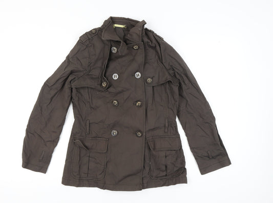 Marks and Spencer Women's Brown Trench Coat Size 8