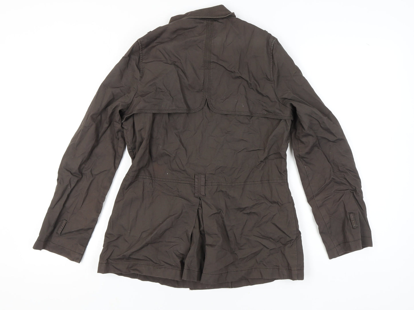 Marks and Spencer Women's Brown Trench Coat Size 8