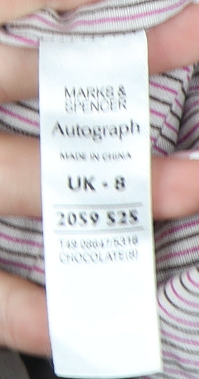 Marks and Spencer Women's Brown Trench Coat Size 8
