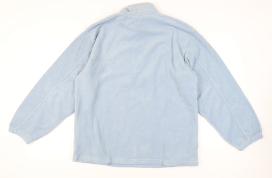 Hawkshead Men’s Blue Fleece Sweatshirt L 1/2 Zip