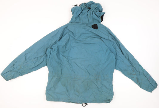 Patagonia Men's Blue Parka Jacket M - Hooded & Casual