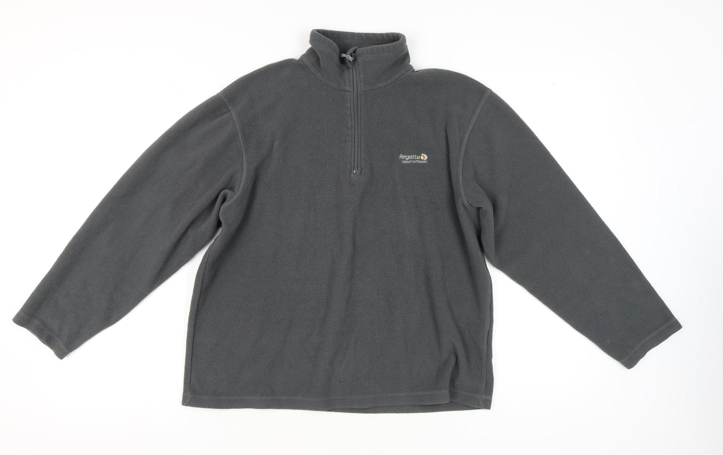 Regatta Men's Grey Fleece Pullover Sweatshirt L