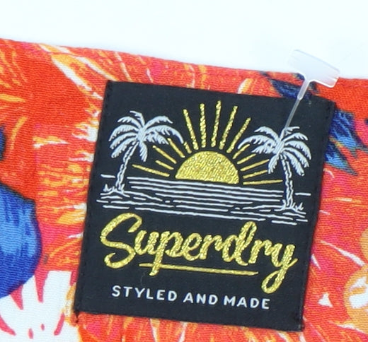 Superdry Women's Multicoloured Floral Playsuit Size 12