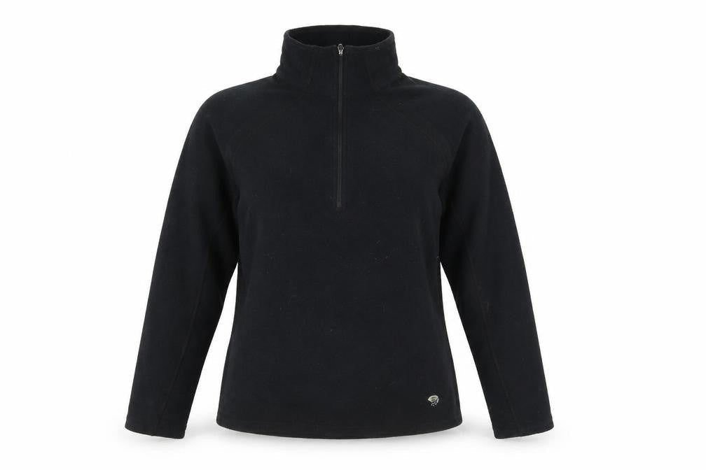 Womens UK M Regular Mountain Hardwear Black Full Zip Sweatshirt