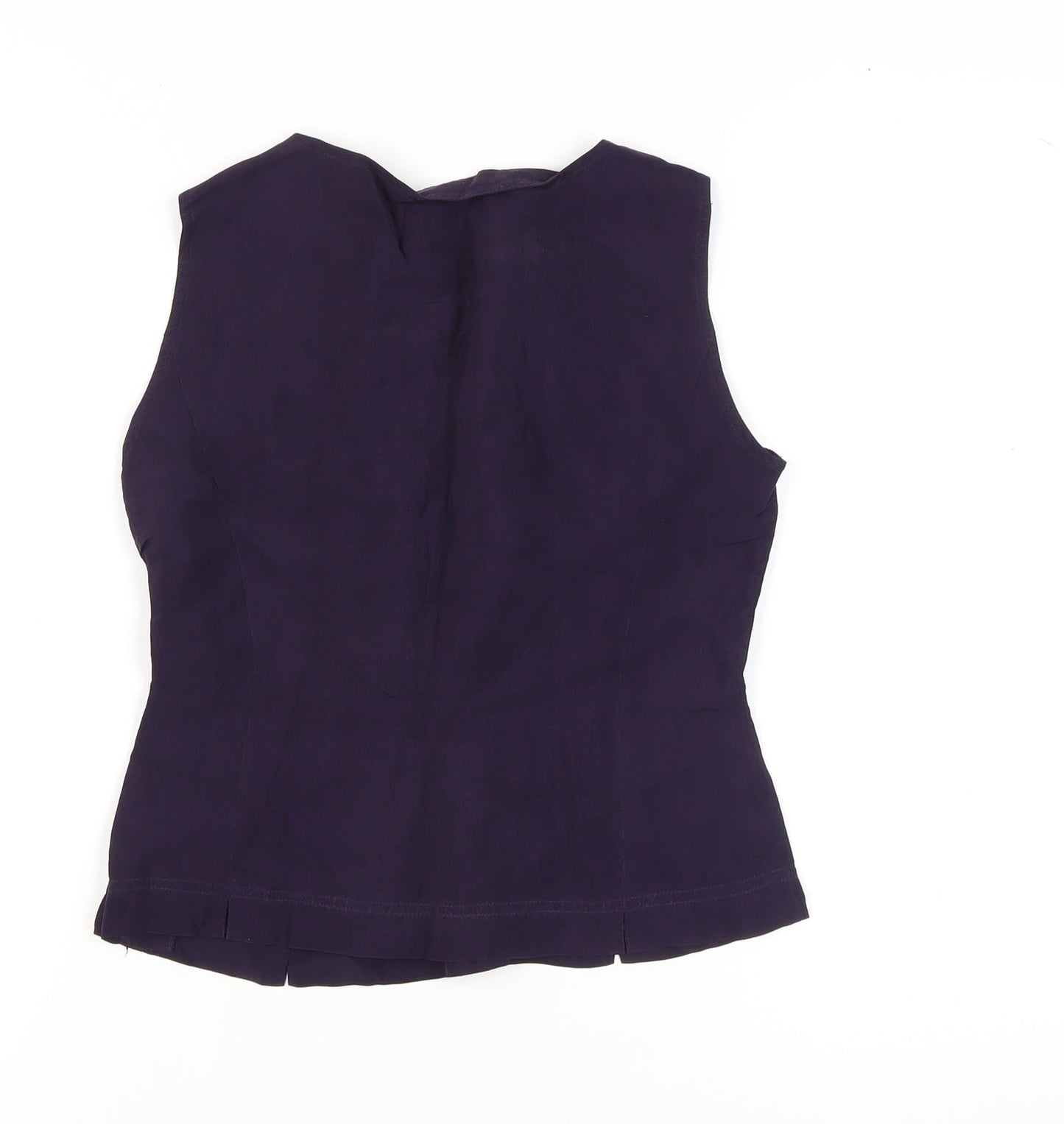 Country Casuals Women’s Purple Sleeveless Blouse - Size 8