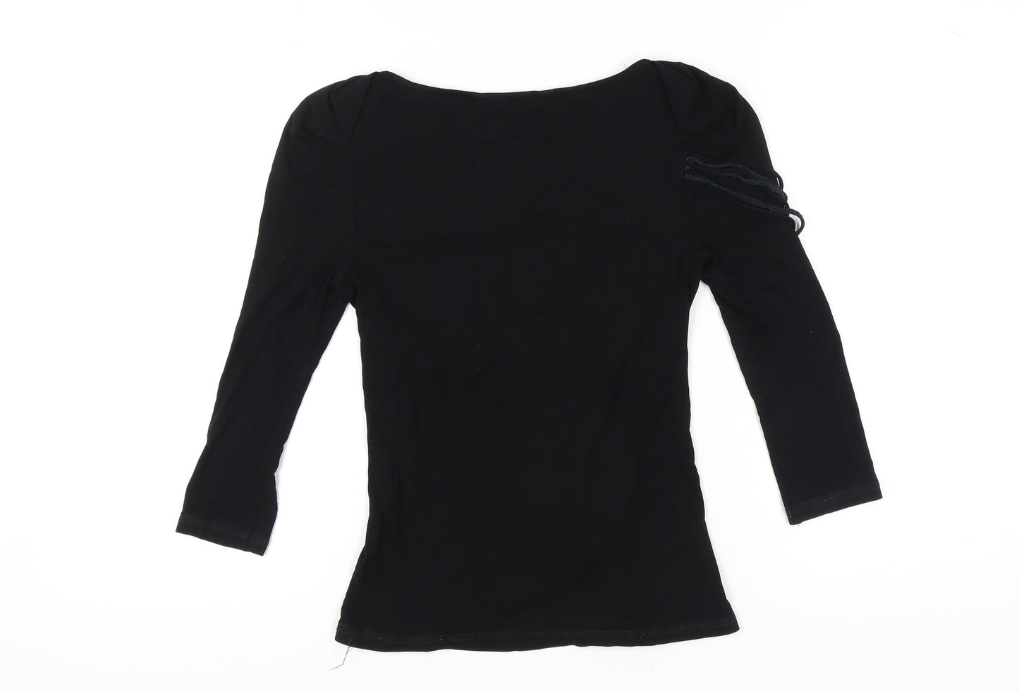 Karen Millen Black Women's Top, Size 10, 3/4 Sleeve