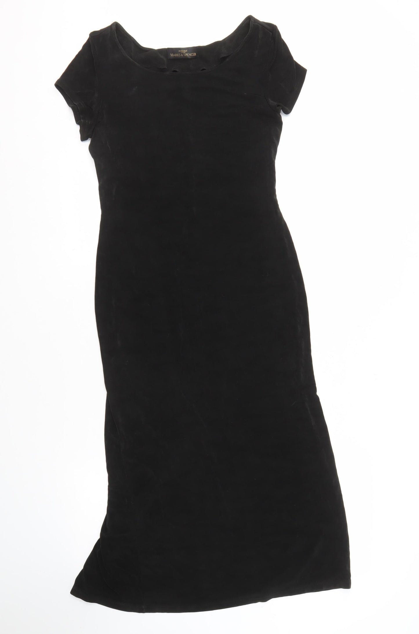 Marks and Spencer Black Long Dress Size 10