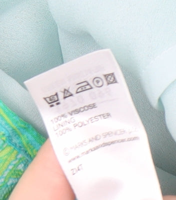 Marks and Spencer Women's Green A-Line Dress