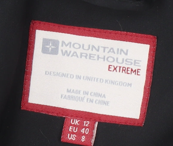 Mountain Warehouse Women's Black Ski Jacket Size 12