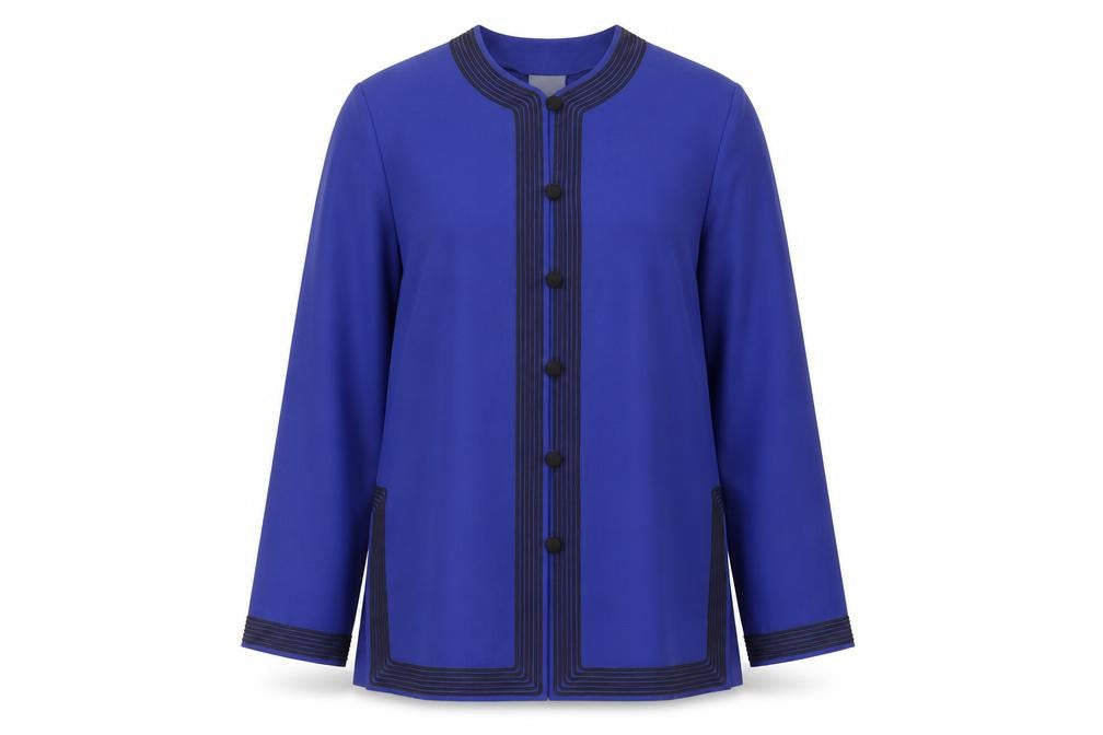 Womens UK Size 10 Alexon Blue Polyester Blouse