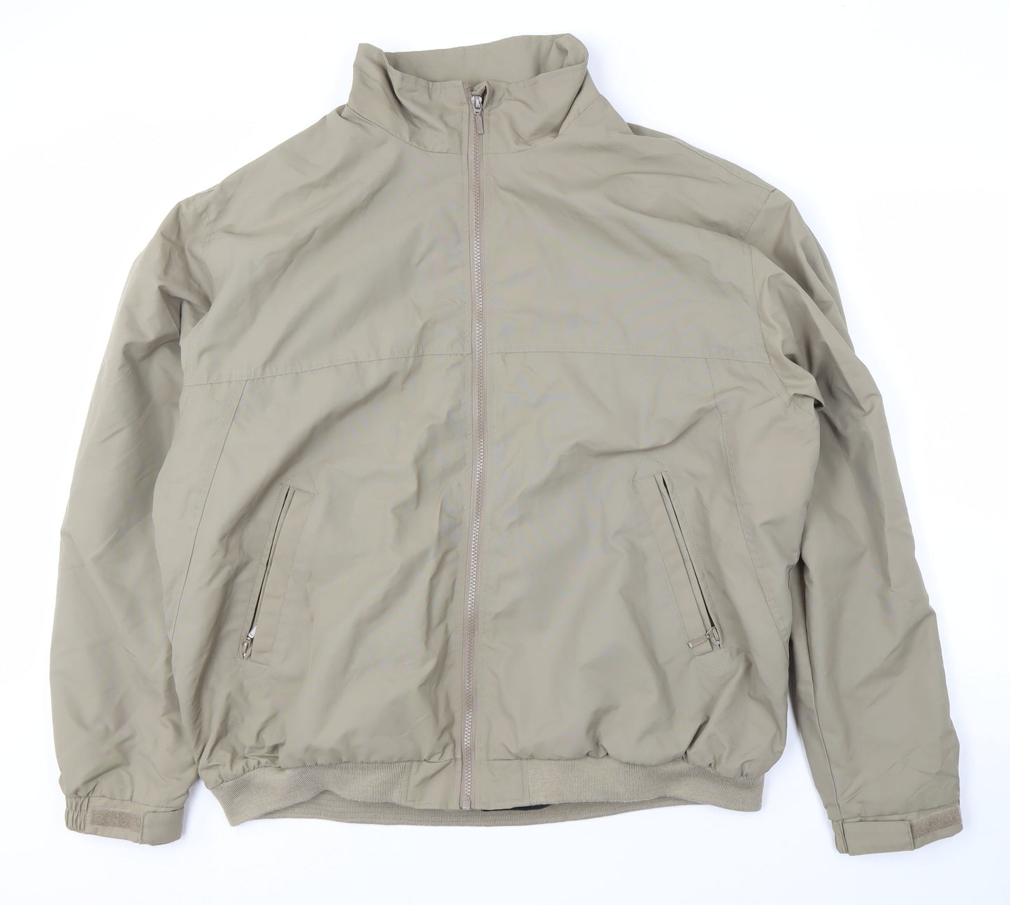 Rappson Men's Beige Jacket C58 with Zipped Pockets