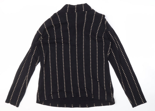 Trespass Women's Black Polka Dot Sweatshirt XL