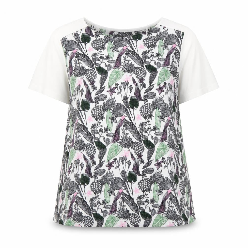 Marks and Spencer Women’s Ivory Floral Top, Size 18