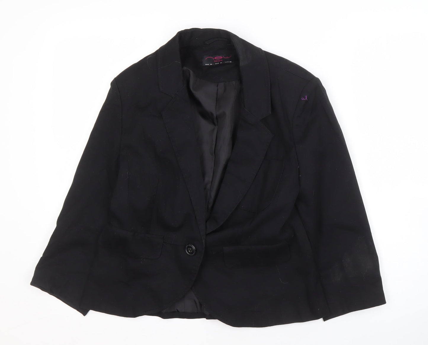 New Look Women's Black Classic Blazer, Short Length