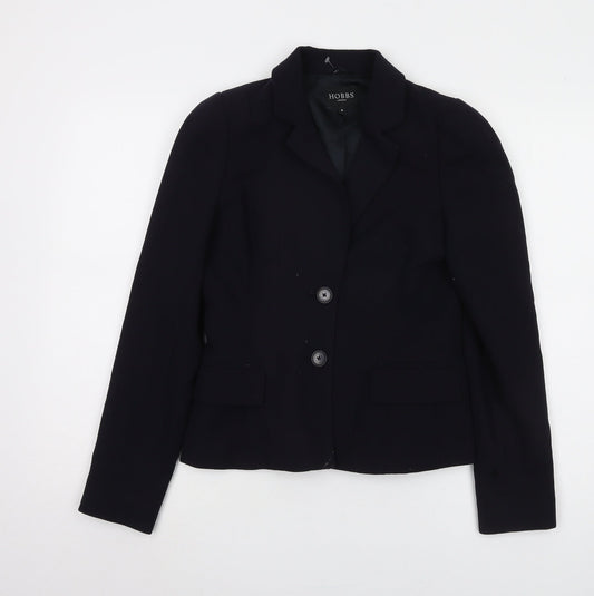 Hobbs Women's Black Slim Fit Suit Jacket, Size 8