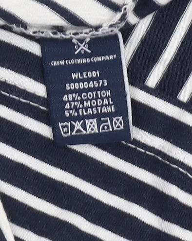 Crew Clothing Women's Blue Striped Tank Top Size 12