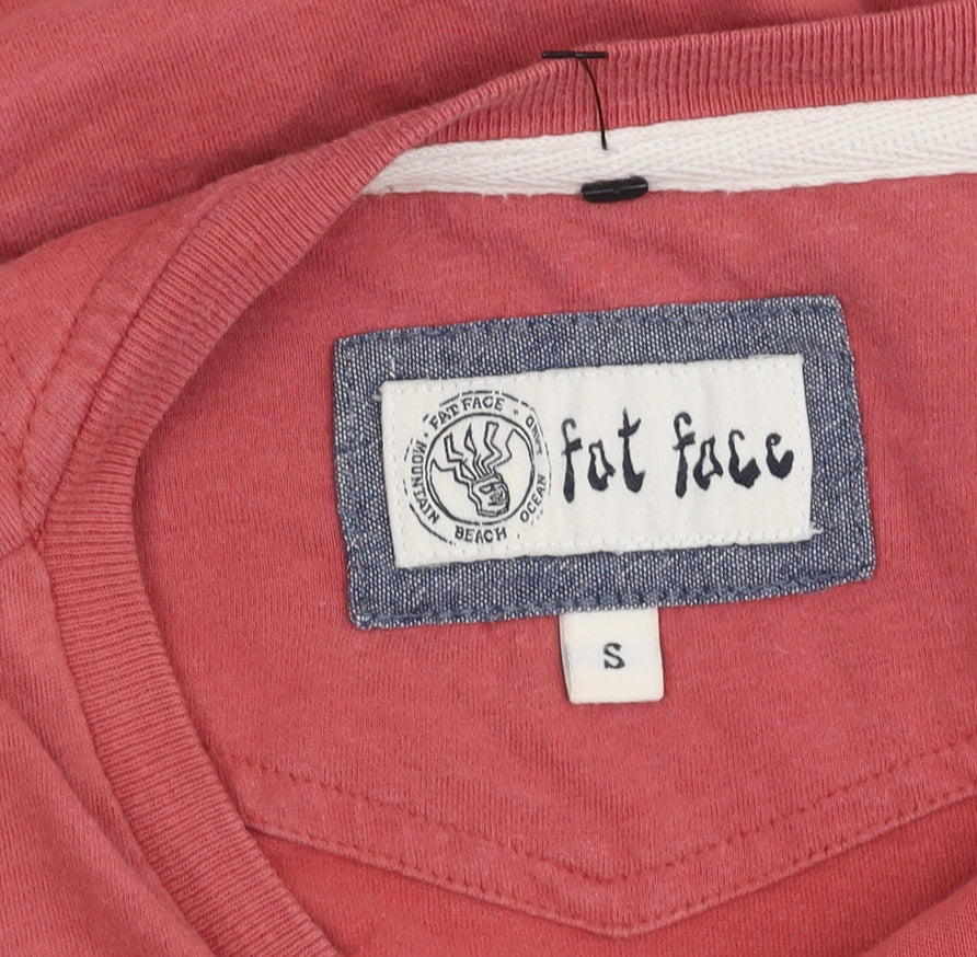 Fat Face Men's Red Biker Graphic T-Shirt Size S