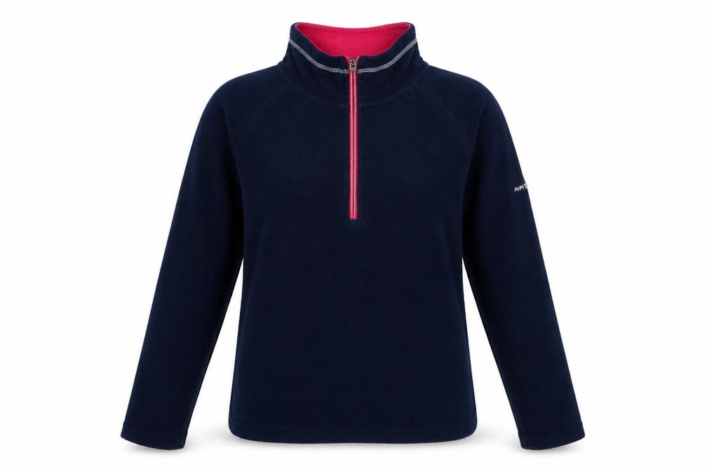 Womens UK M Regular Trespass Blue Full Zip Sweatshirt