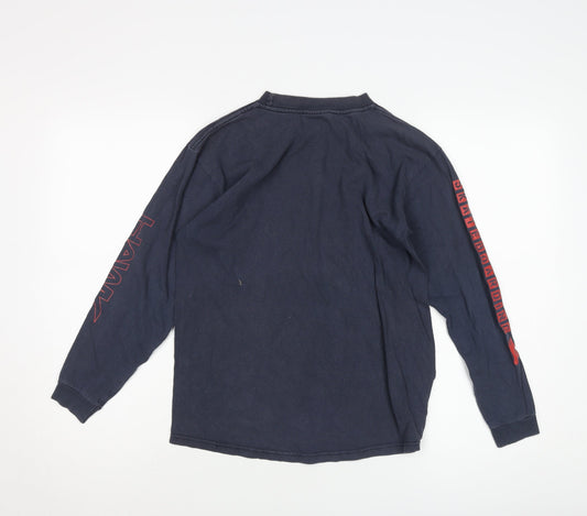 Hawk Boys Blue Sweatshirt L Long Sleeve Graphic